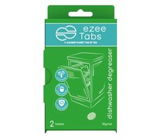 EzeeTabs Eco Tabletten zum Entfetten der Spülmaschine 2 Stück / vegan / 35 g