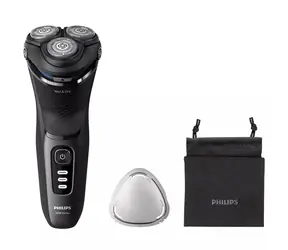 Philips Series 3000 S3244/12 schwarz / Rasierer / waschbar / Trocken- und Nassrasur / bis zu 60 Min 