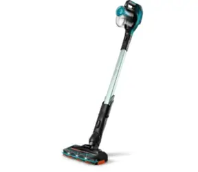 Philips XC3131/01 grau / Akku-Stabstaubsauger / LED-Düse / 80 dB / 25,2 V