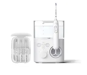 Philips Sonicare Power Flosser HX3911/40 weiß / Munddusche / 10 Intensitätsstufen / 600 ml