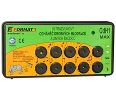 Format1 OdH1/Max mit Adapter - Leiser Mäuse- und Zeckenvertreiber für Haus und Hütte / 200 m2 