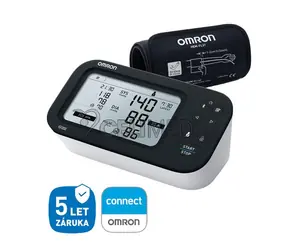 Omron M7 Intelii IT AFib / Digitales Armtonometer / 3. Displayzeile / Speicher für zwei Benutzer 