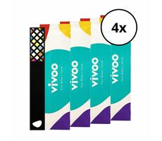 Vivoo Teststreifen 4 Stück schwarz / 9 getestete Parameter