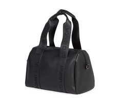 Childhome Wickeltasche Mommy Club Signature Veganes Leder Schwarz