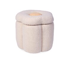 Childhome Spielzeugkiste 2in1 Flower Off White