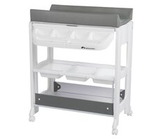 BEBECONFORT Wickeltisch mit Wanne Rosie Mineral Grey