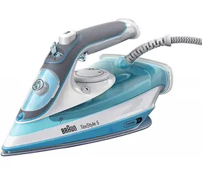 Braun TexStyle 5 SI5006BL blau / Dampfbügeleisen / 2600 W / Überhitzungsschutz / Anti-Tropf
