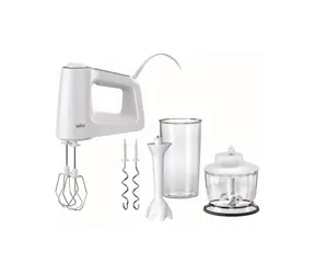 Braun MultiMix 3 HM3135 / Handmixer / 500 W / 5 Geschwindigkeiten / umfangreiches Zubehör