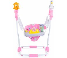 CHIPOLINO Kinderschaukel mit Spielzentrum Macarena rosa / ab 6 Monaten 