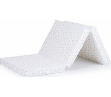 CHIPOLINO Klappmatratze 120x60 cm Weiße Pudersterne