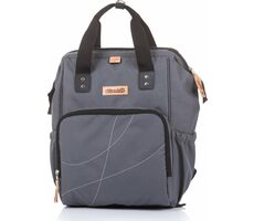 CHIPOLINO Wickeltasche/Rucksack Graphite