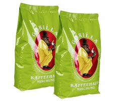 Joerges Gorilla Coffee House 2 kg Bohnenset / Kaffeebohnen / 80 % Arabica, 20 % Robusta / Vakuumverpackung 