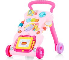 CHIPOLINO Interaktiver Lauflernwagen Funny Pink / ab 6 Monaten 