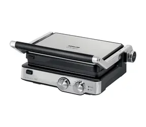 Sencor SBG 4010SS silber / Kontaktgrill / 2000 W / Temperaturregelung
