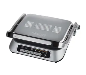 Sencor SBG 6031SS silber / Kontaktgrill / 2100 W / Temperaturregelung
