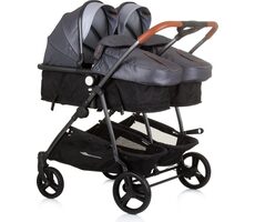 CHIPOLINO Kinderwagen für Zwillinge/Kinder unterschiedlichen Alters - kombiniert Duo SMART / Kinder bis 15 kg