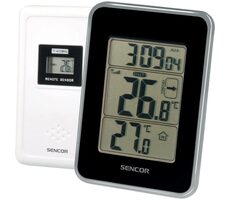 Sencor SWS 25 BS Thermometer / Zeit / Funksensor