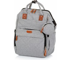 CHIPOLINO Wickeltasche/Rucksack Aschgrau