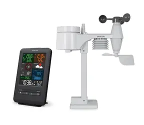 Sencor SWS 9300 Wetterstation schwarz / Farb-LCD / Funksensor 5 in 1