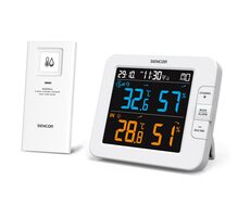 Sencor SWS 8600 SH Wetterstation schwarz / Farb-LCD / Funksensor