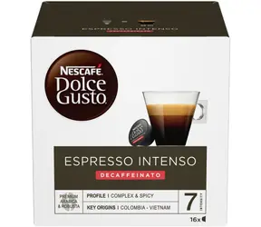 NESCAFÉ Dolce Gusto Espresso INTENSO Decaffeinato 16x / Kapselkaffee