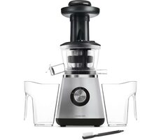 Sencor SSJ 4041BK schwarz-silber / Entsafter / 400 W / 1 Geschwindigkeit / 0,8 l pro Saft