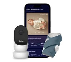 Owlet Dream Sock + Cam2 Bundle Bedtime Blue / Smart Socke + Kamera