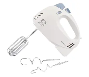 Sencor SHM 5203-EUE3 weiß / Handmixer / 400 W / 5 Geschwindigkeiten / Schneebesen zum Kneten & Schlagen