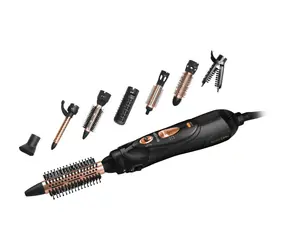 Sencor SHS 8550BK schwarz / Heißluft-Lockenstab / 1000W / 2 Temperaturstufen / 7 austauschbare Aufsätze