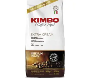 Kimbo Extra Cream 1 kg / Kaffeebohnen / 50 % Arabica 50 % Robusta