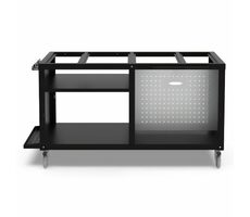 Alfa Forni Kochstation 160x80cm - schwarze Struktur / ohne Platte 