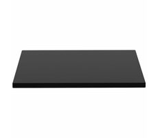 Alfa Forni Regal 80x80 cm schwarz / für Kochstationen / Edelstahl 