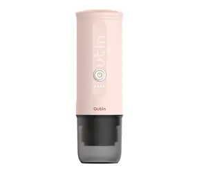 Outin Nano tragbare Kaffeemaschine rosa - BCRF Limited Edition / Tragbare Espressomaschine / 7500 mAh