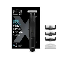 Braun Series XT 3100 / Trimmer / für Gesicht / Dauer bis zu 45 Min. / 1-5 mm