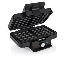Tristar WF-1165 schwarz / Waffeleisen / 1000 W / Antihaft-Oberfläche