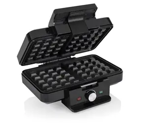 Tristar WF-1165 schwarz / Waffeleisen / 1000 W / Antihaft-Oberfläche