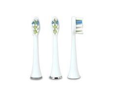 Huslog Sonic Zahnbürsten-Ersatzkopf 3 Stück weiß 