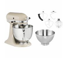 KitchenAid 5KSM175PSEAC Mandel-Küchenmaschine / Artisan / 300 W / 4,8 l / 10 Geschwindigkeitsstufen / Planetengetriebe