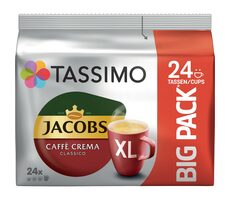 Jacobs CAFFE Crema Classico XL Tassimo 24 Stück / Kapselkaffee 