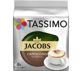 Jacobs Cappuccino Classico Tassimo 8 Stück / Kapselkaffee 