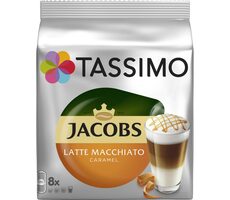 Jacobs Latte Macchiato Caramel Tassimo 8 Stück / Kapselkaffee 