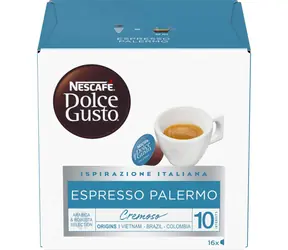 NESCAFÉ Dolce Gusto Espresso Palermo 16 Stück / Kapselkaffee 