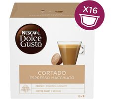 NESCAFÉ Dolce Gusto Cortado Espresso Macchiato 16 Stück / Kapselkaffee 
