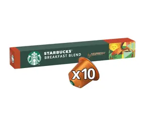 Starbucks Frühstücksmischung Nespresso 10 Stück / Kapselkaffee 