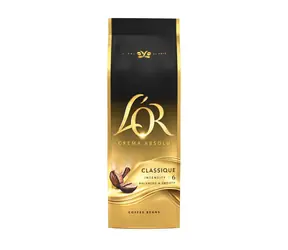 L'OR Crema Absolu Classique 500g / Kaffeebohnen / Mischung aus Arabica und Robusta 