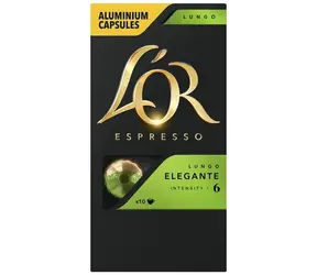 L'OR Espresso Lungo Elegante Nespresso 10 Stück / Kapselkaffee 
