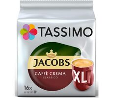 Jacobs Caffé Crema Classico Tassimo XL 16 Stück / Kapselkaffee 