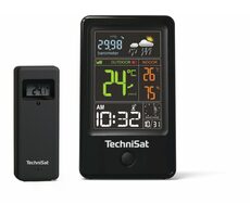 TechniSat iMETEO 400 schwarz / Wetterstation / LCD-Display / Temperatur / Druck / Luftfeuchtigkeit / 2x AA