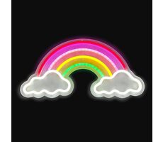 2Kids Toys LED NEON LICHT Lampe Regenbogen mit Wolken