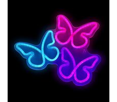 2Kids Toys LED NEON LICHT Lampe Schmetterlinge